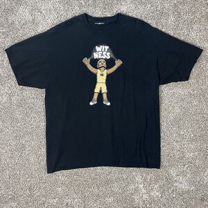 Vintage Lebron James Nike Nike Y2K Throwing Chalk Shirt Tee Size Large NBA